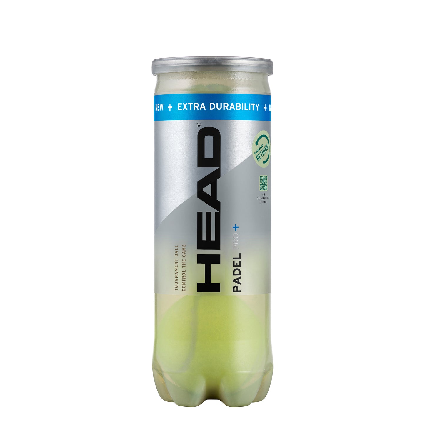 HEAD Padel Pro+ Bote De 3 Pelotas