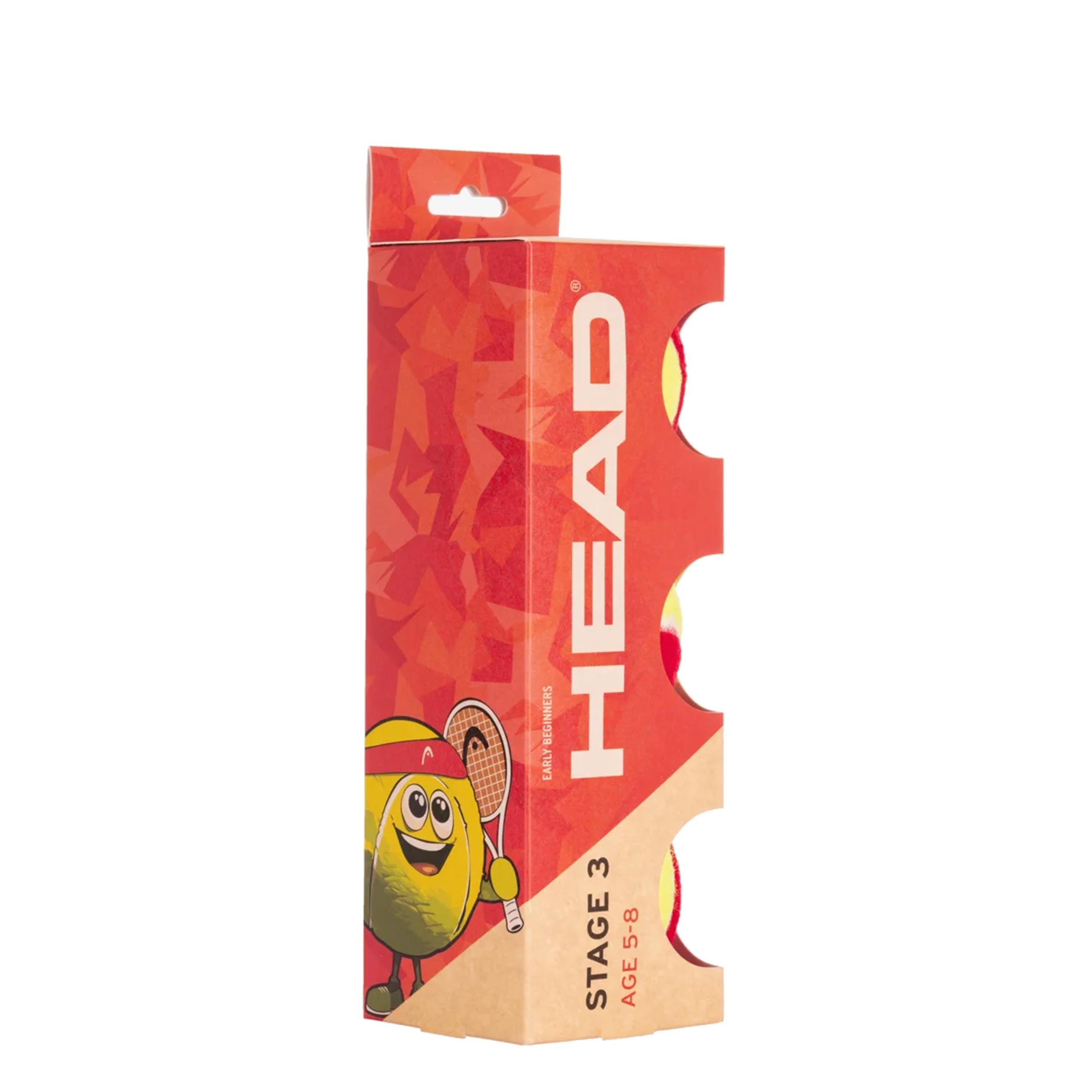 HEAD Stage 3 Red Bote De 3 Pelotas