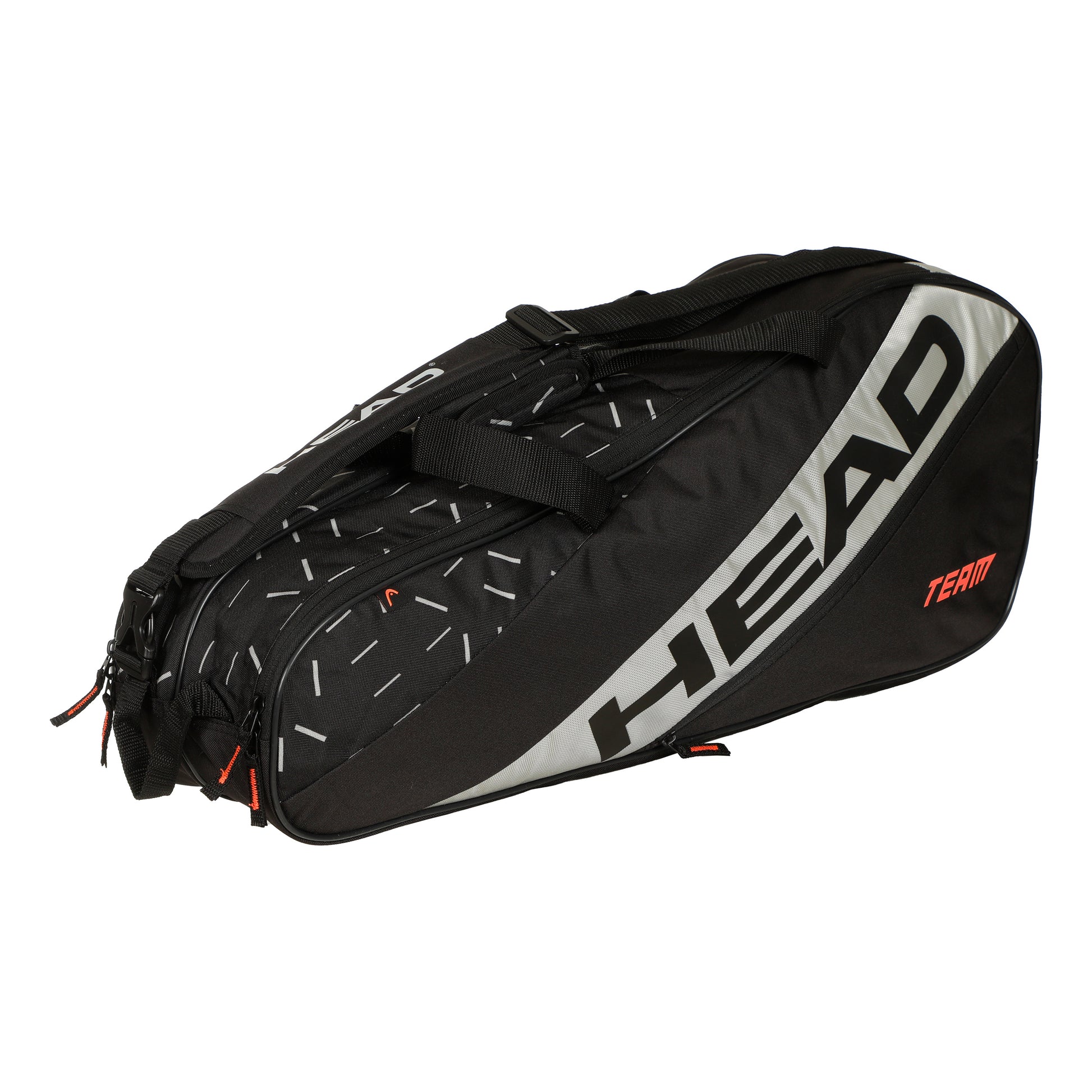 HEAD Team Racquet Bag M Raquetero De 6-Verde,Negro