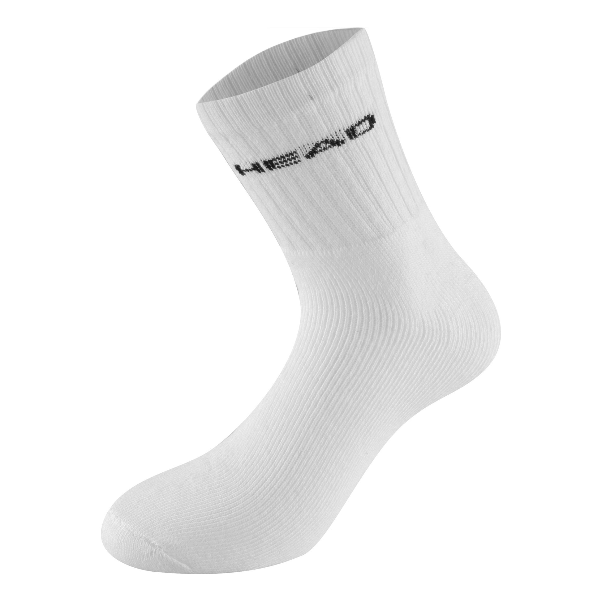 HEAD Short Crew Calcetines de tenis Unisex - blanco, negro
