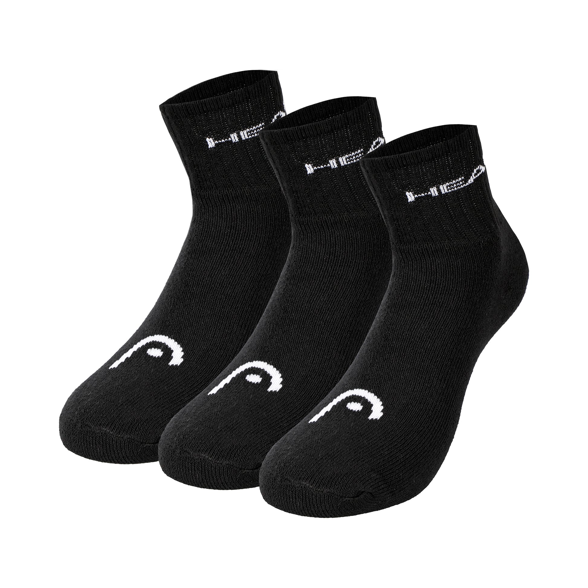 HEAD Short Crew Calcetines de tenis Unisex - negro,