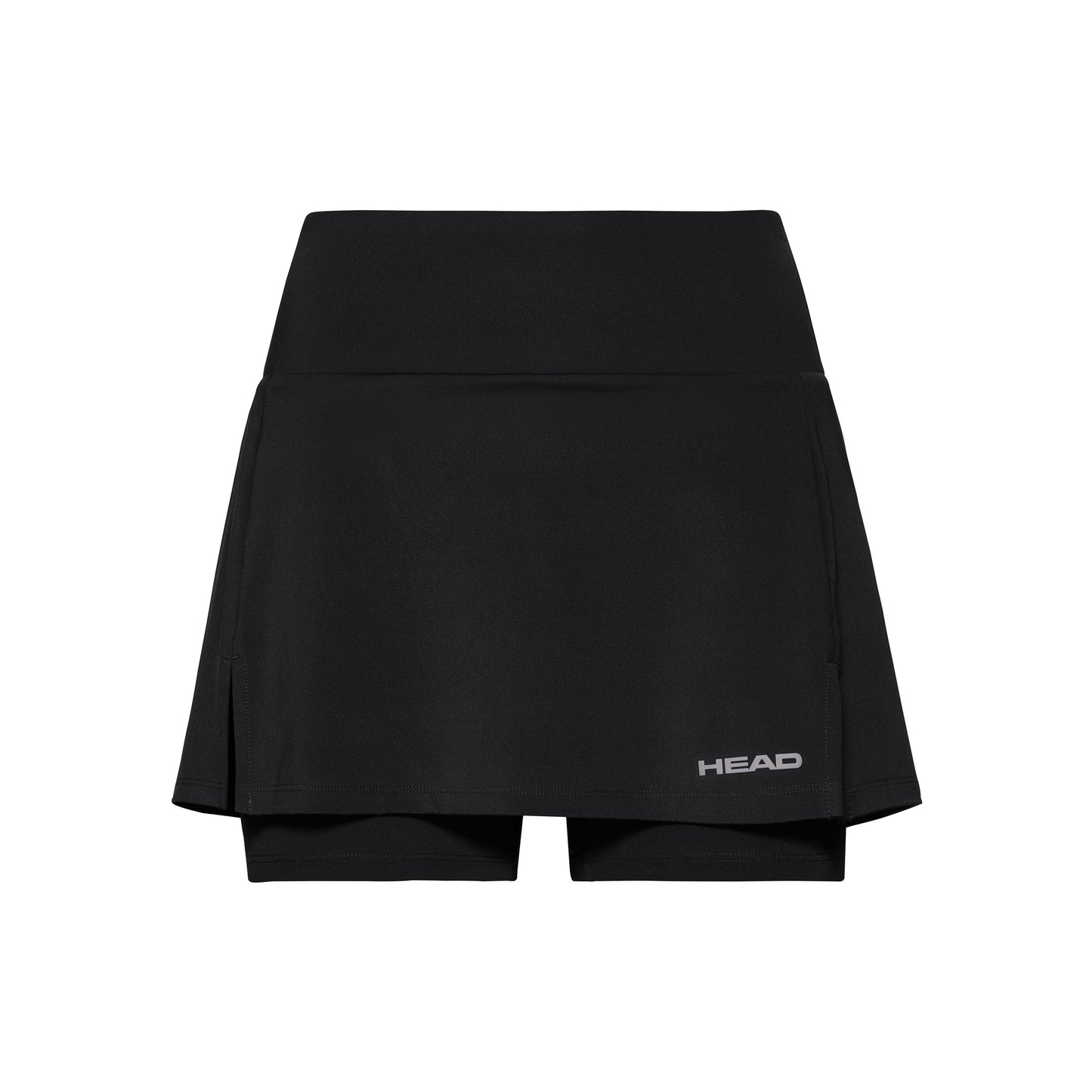 HEAD Club Basic Falda Chicas-Negro,Plateado