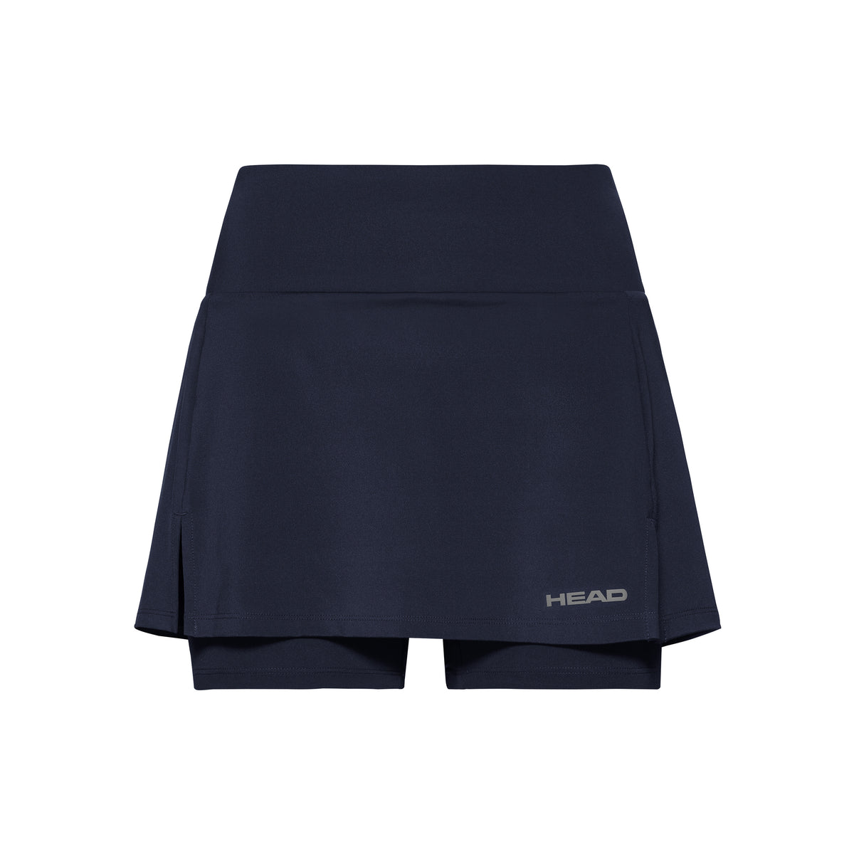HEAD Club Basic Falda Chicas - azul oscuro, plateado