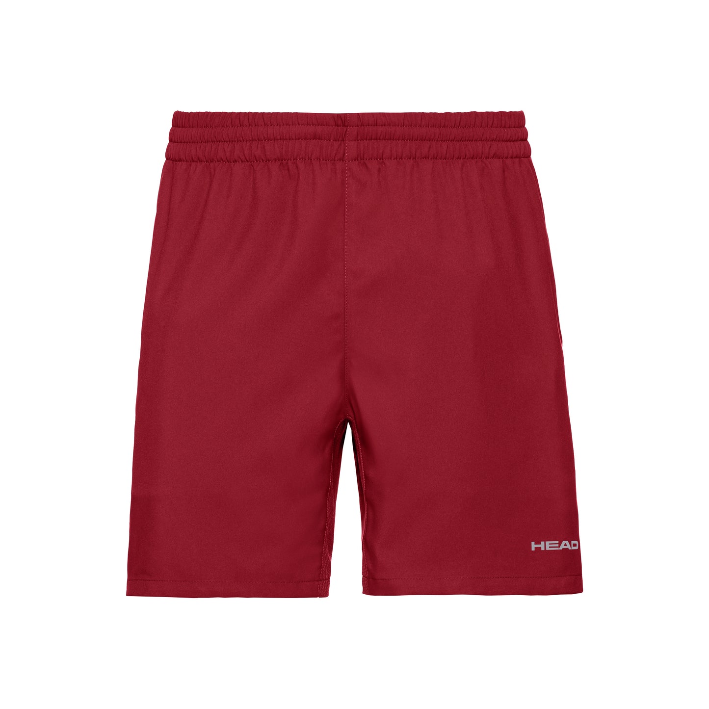 HEAD Club 7in Shorts Hombres-Rojo,Plateado