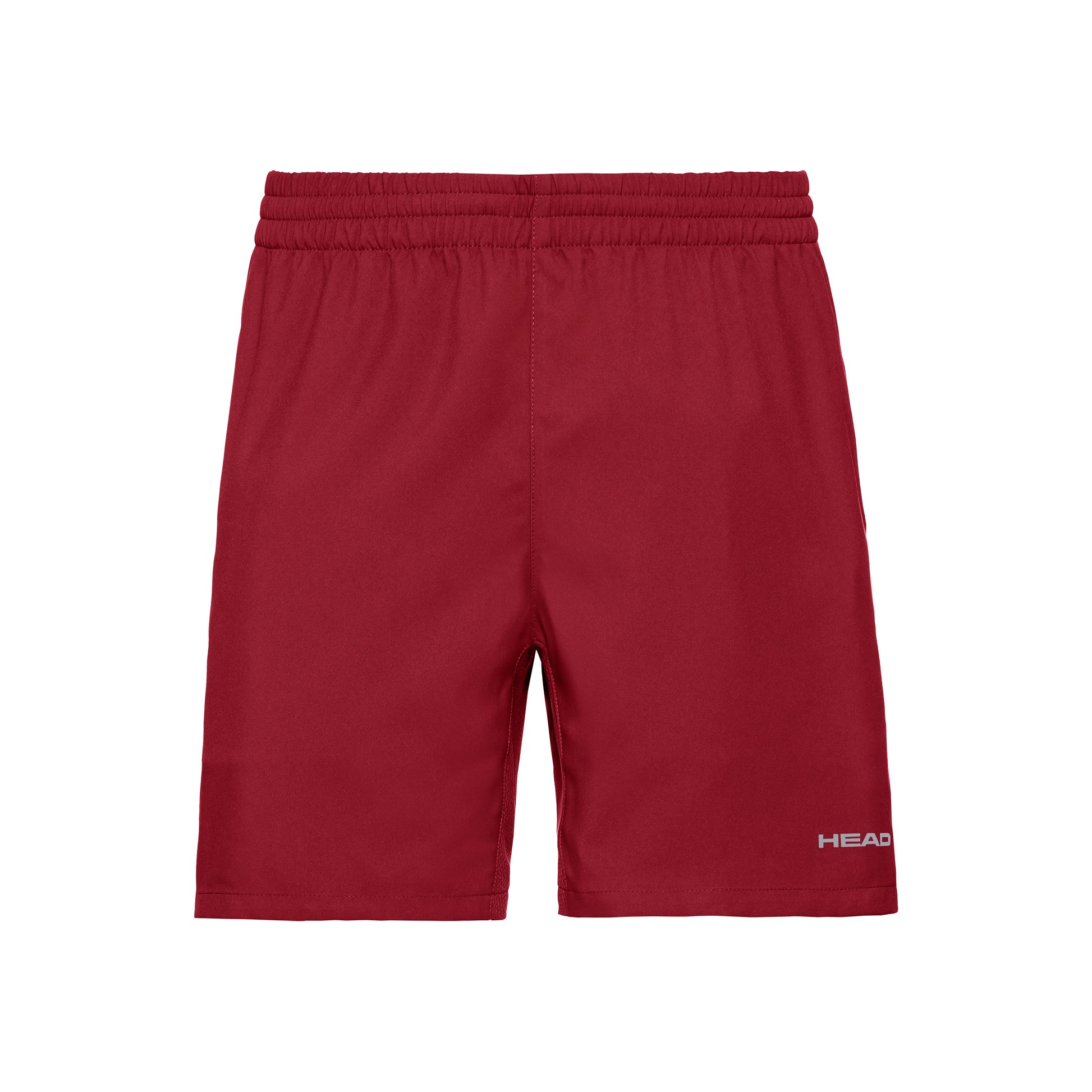 HEAD Club 7in Shorts Hombres-Rojo,Plateado
