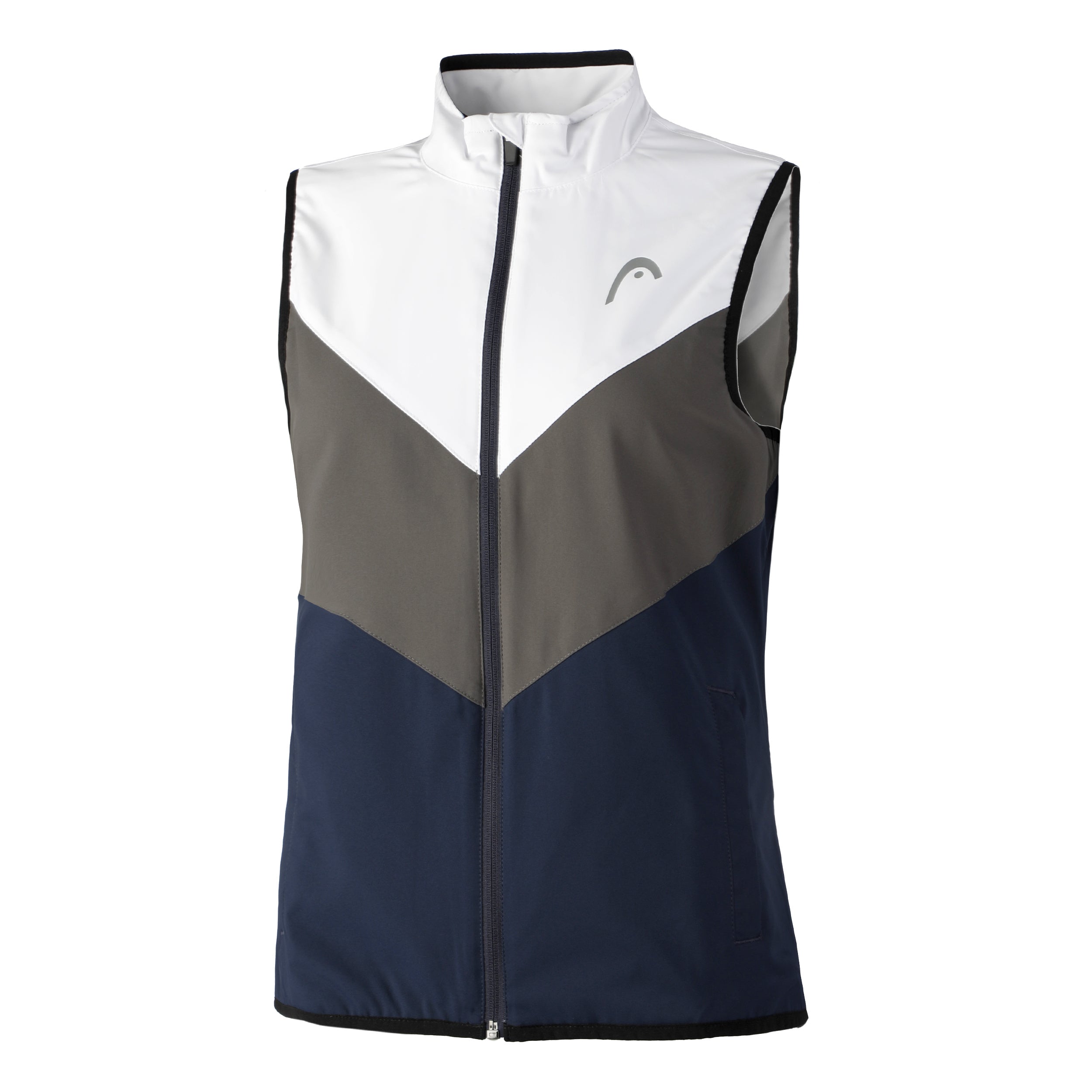 HEAD Club Chaleco Mujeres-Azul,Blanco
