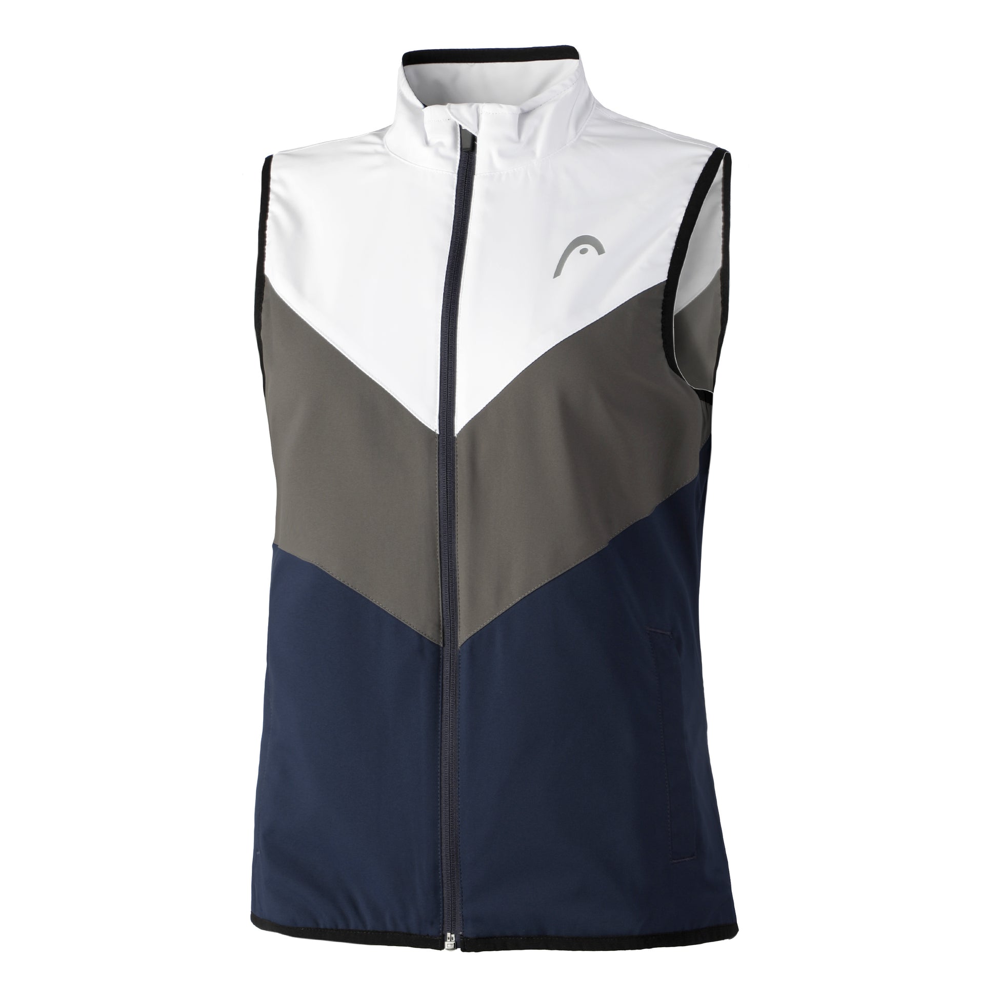HEAD Club Chaleco Mujeres-Azul,Blanco