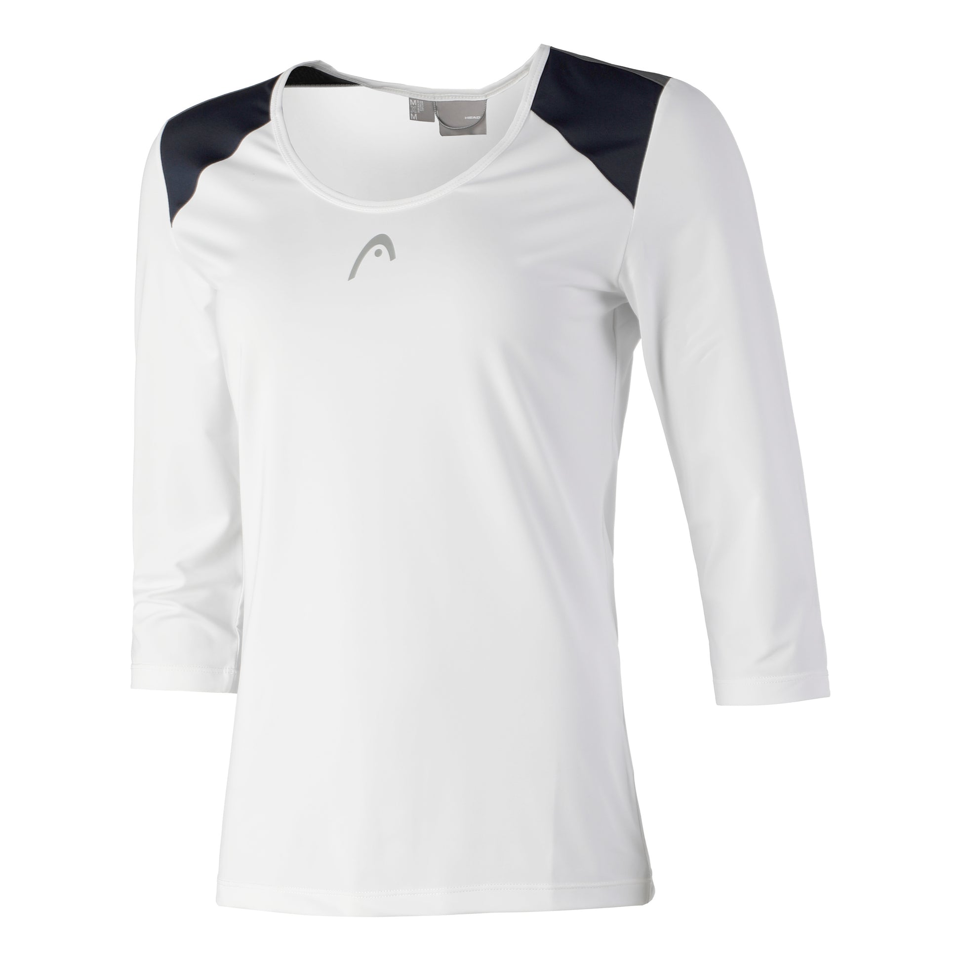 HEAD Club Camiseta De Manga Corta Mujeres-Blanco,Azul