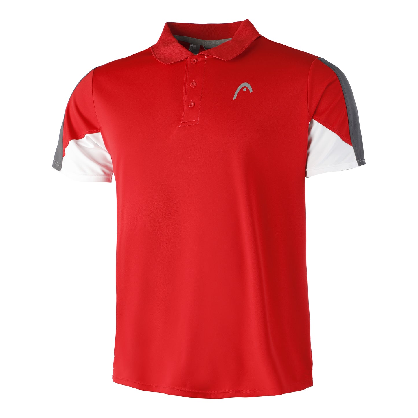 HEAD Club Tech 22 Polo Hombres - rojo, blanco