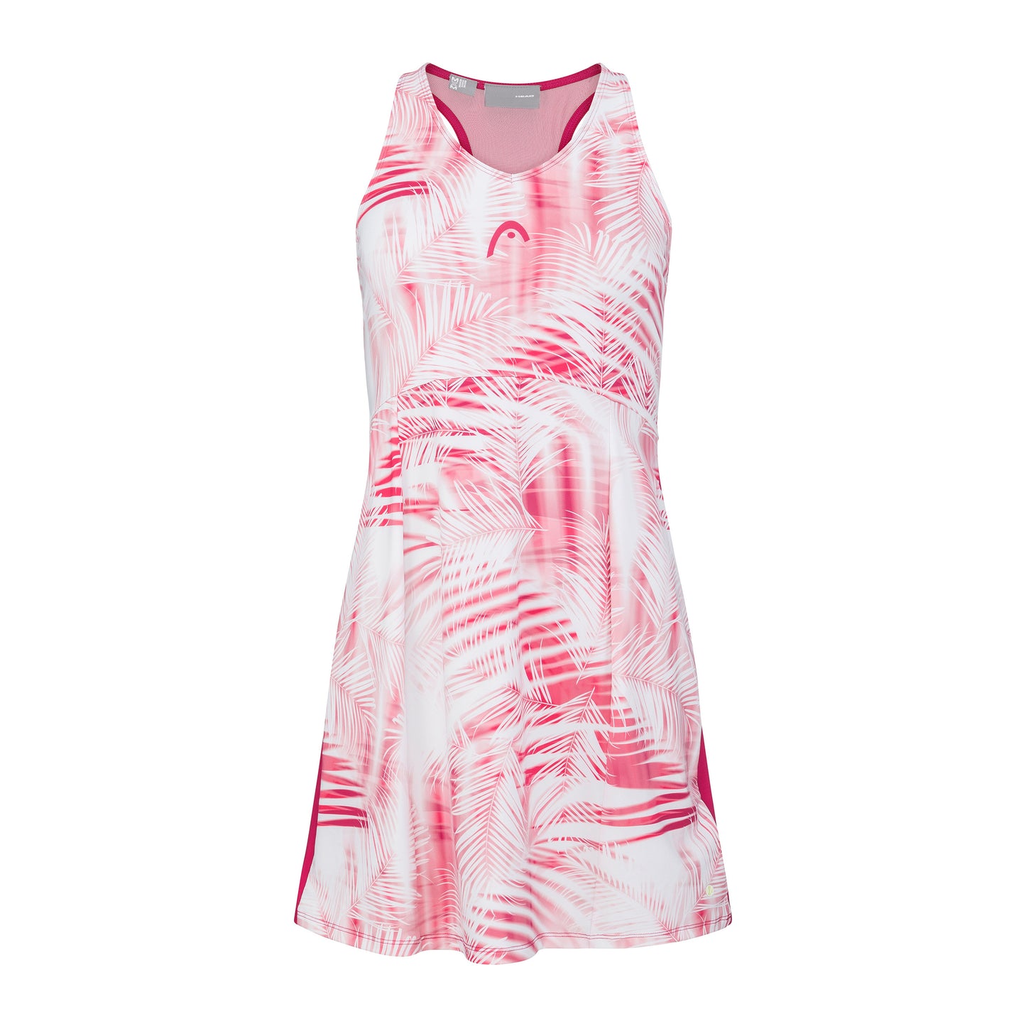 HEAD Spirit Vestido Mujeres - blanco, rosa