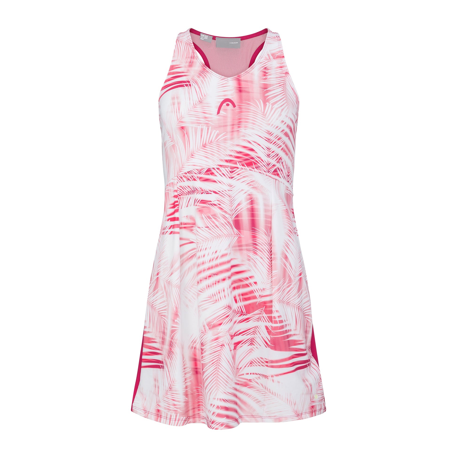 HEAD Spirit Vestido Mujeres - blanco, rosa