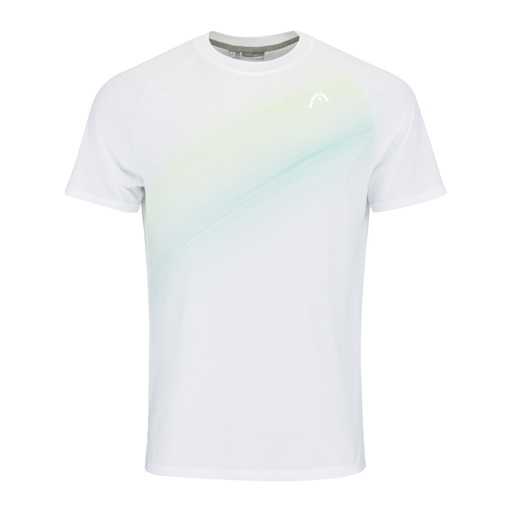 HEAD Performance Camiseta de manga corta Hombres - blanco, verde