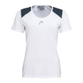 Club 22 Tech Tee Camiseta de manga corta Chicas - blanco, azul oscuro