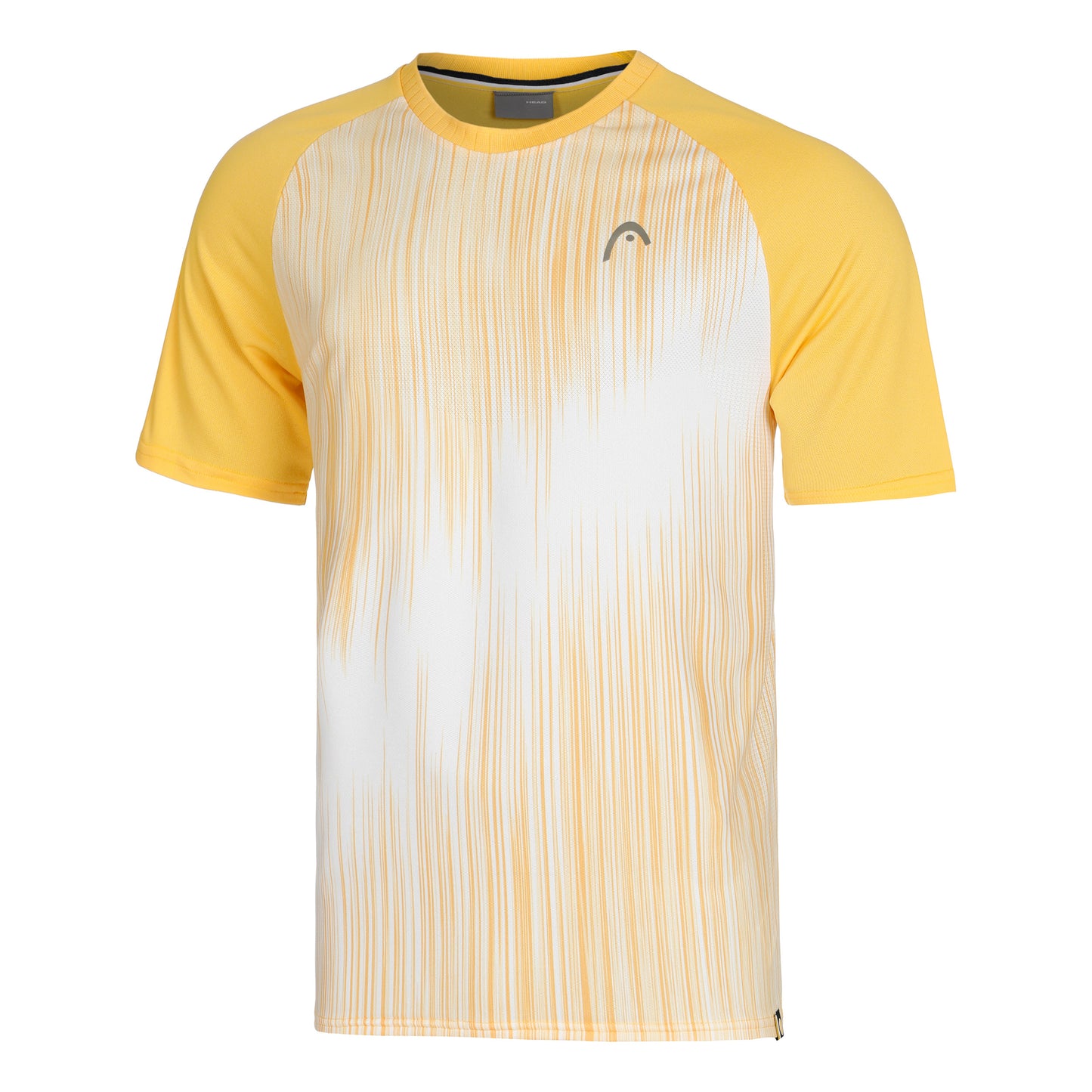 HEAD Performance Camiseta de manga corta Hombres - amarillo oro, blanco