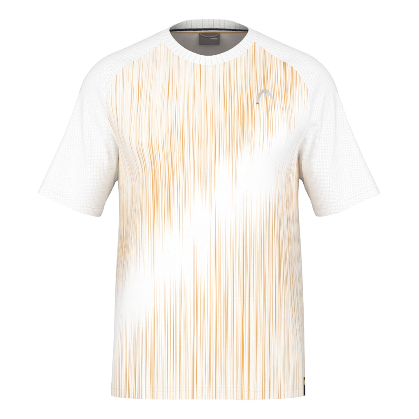 HEAD Performance Camiseta de manga corta Hombres - blanco, amarillo oro