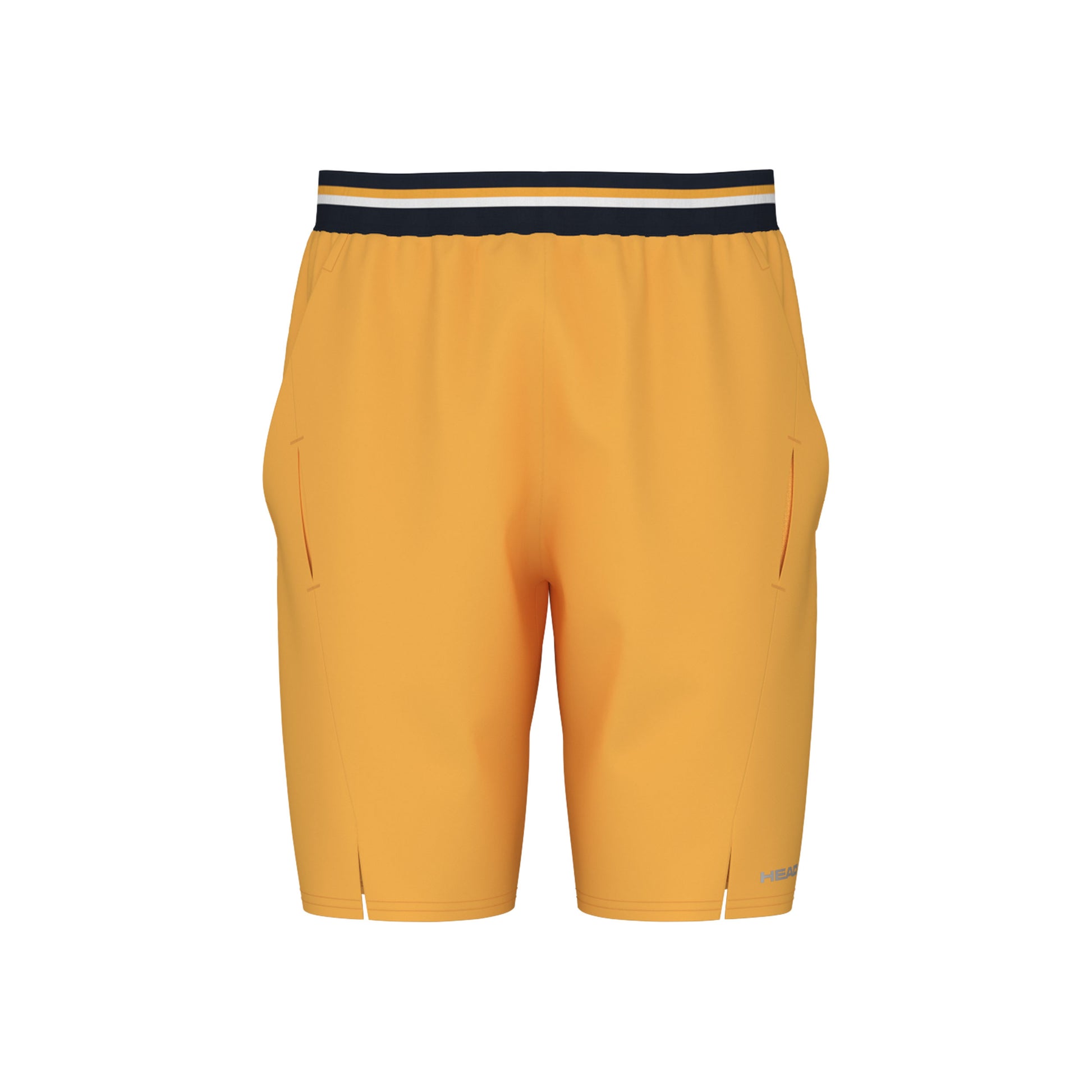 HEAD Performance Shorts Hombres-Amarillo Oro,Azul Oscuro