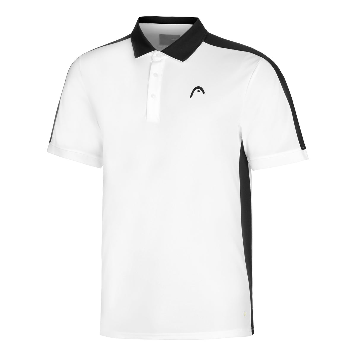 HEAD Slice Polo Hombres - blanco, negro