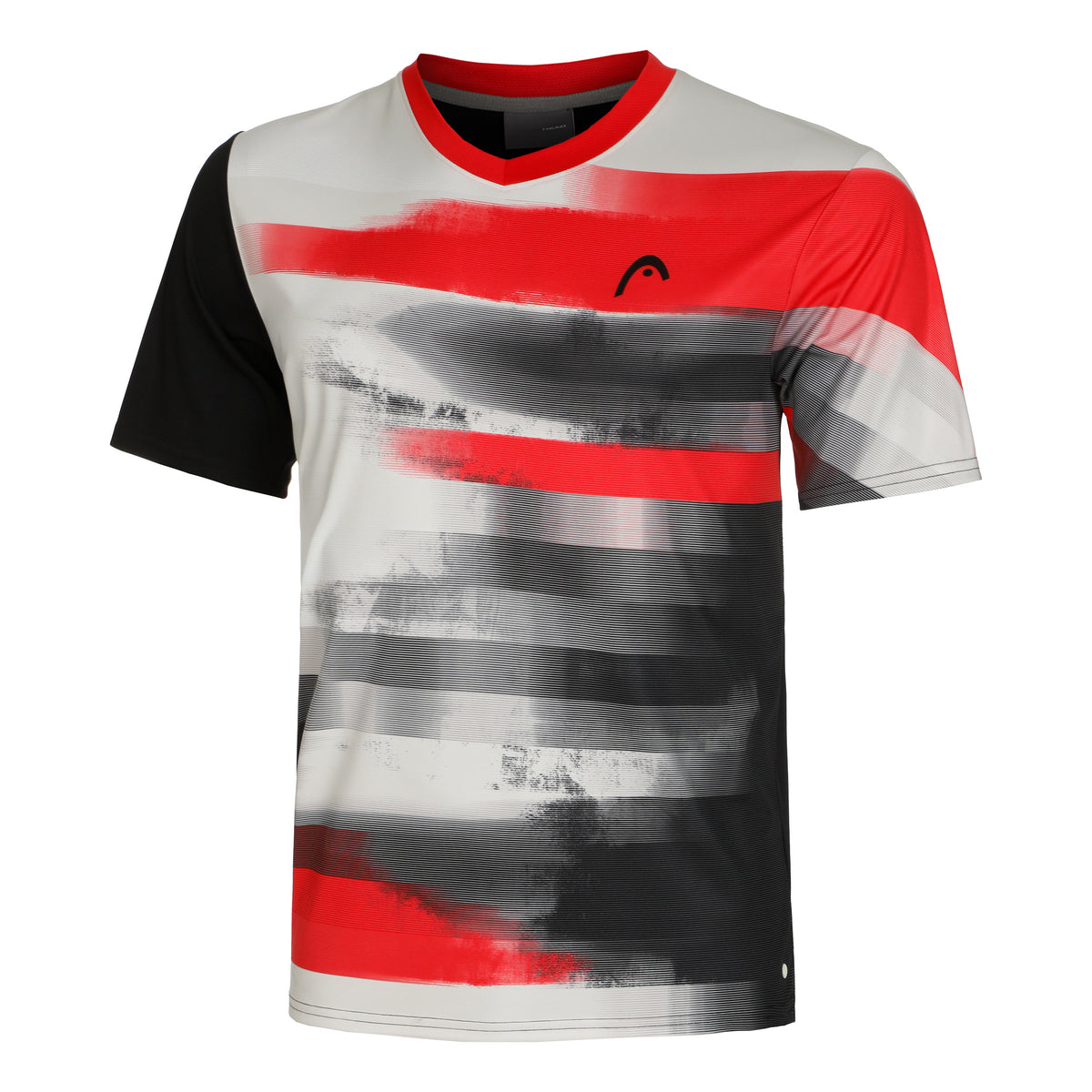 HEAD Topspin Camiseta de manga corta Hombres - rojo, negro