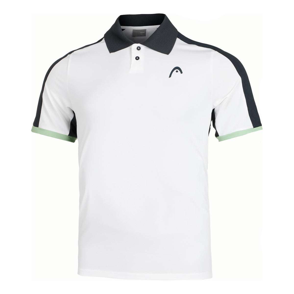 HEAD Play Tech Polo Hombres - blanco, azul oscuro