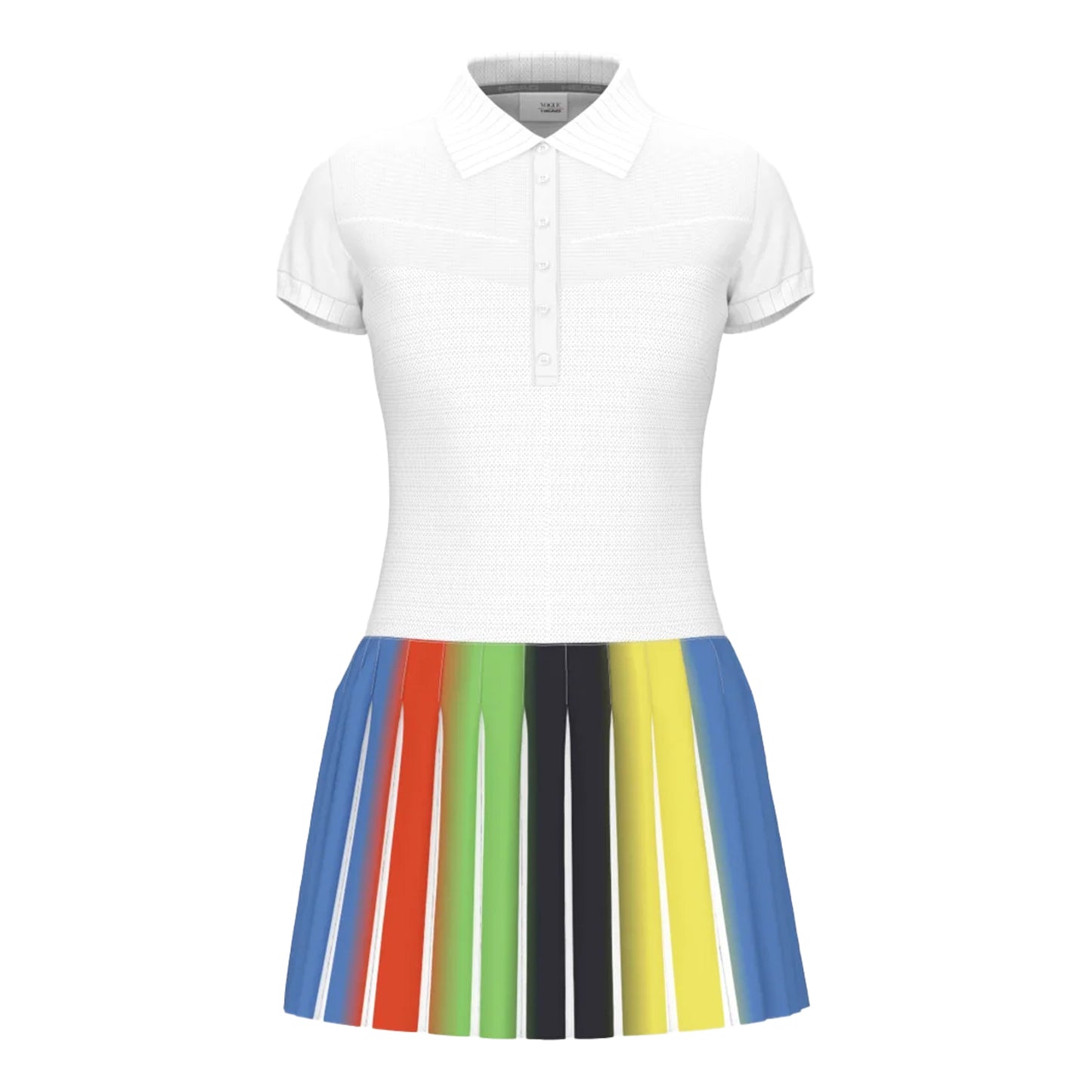 HEAD Vogue Vestido Mujeres - blanco, multicolor