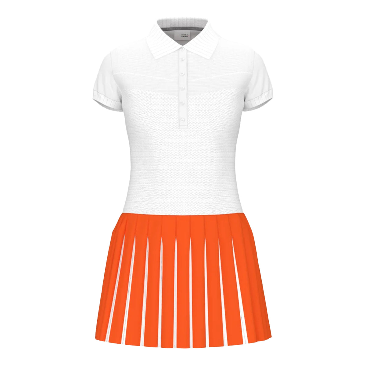 HEAD Vogue Vestido Mujeres - blanco, naranja