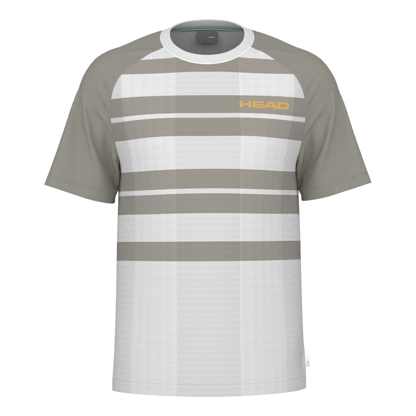 HEAD Performance Camiseta De Manga Corta Hombres-Blanco,Beige