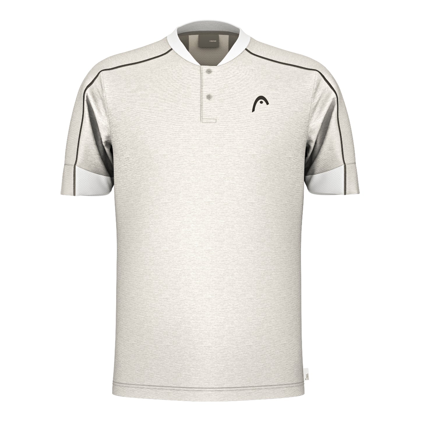 HEAD Play Tech Polo Hombres-Gris Claro