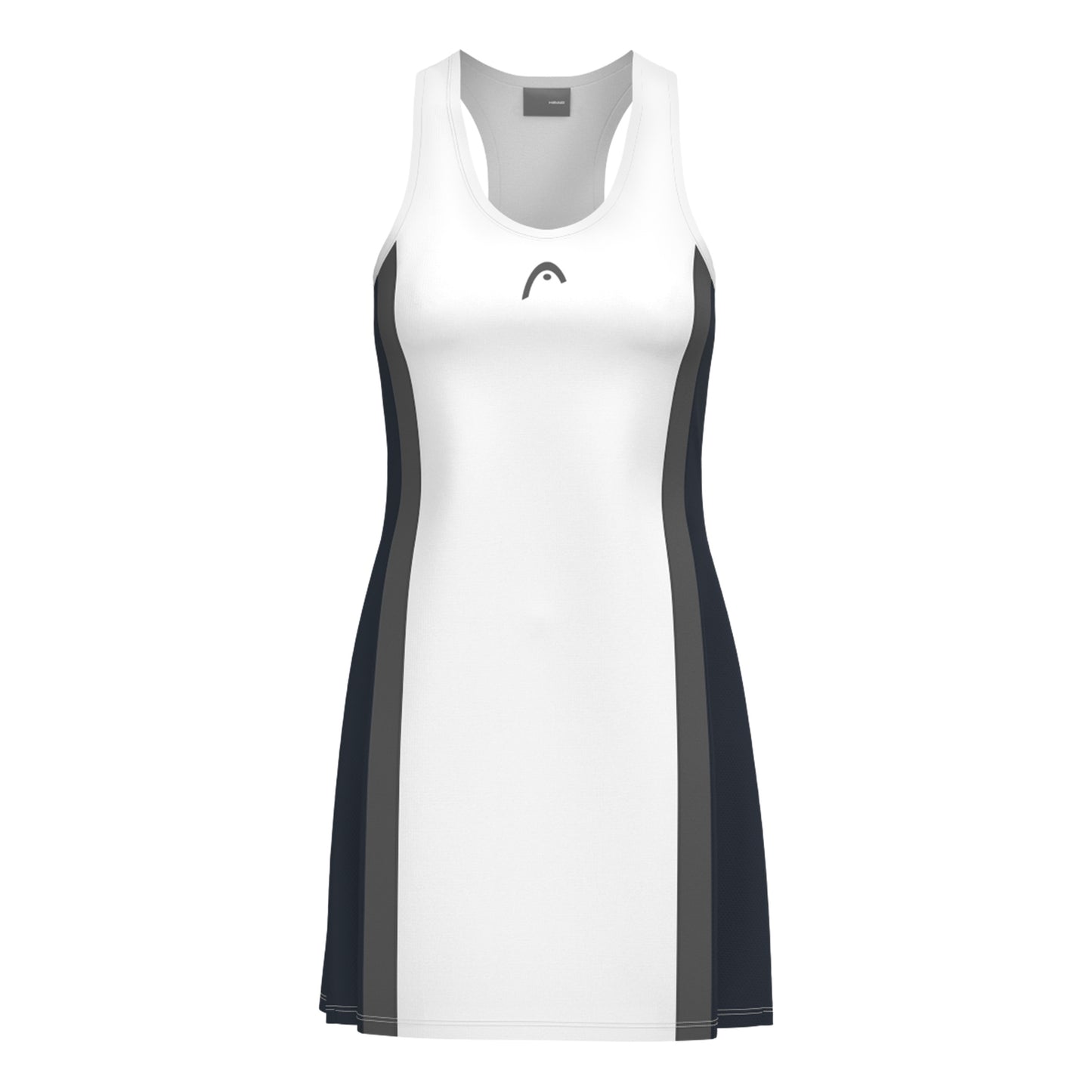 HEAD Club 25 Vestido Mujeres-Azul Oscuro,Blanco