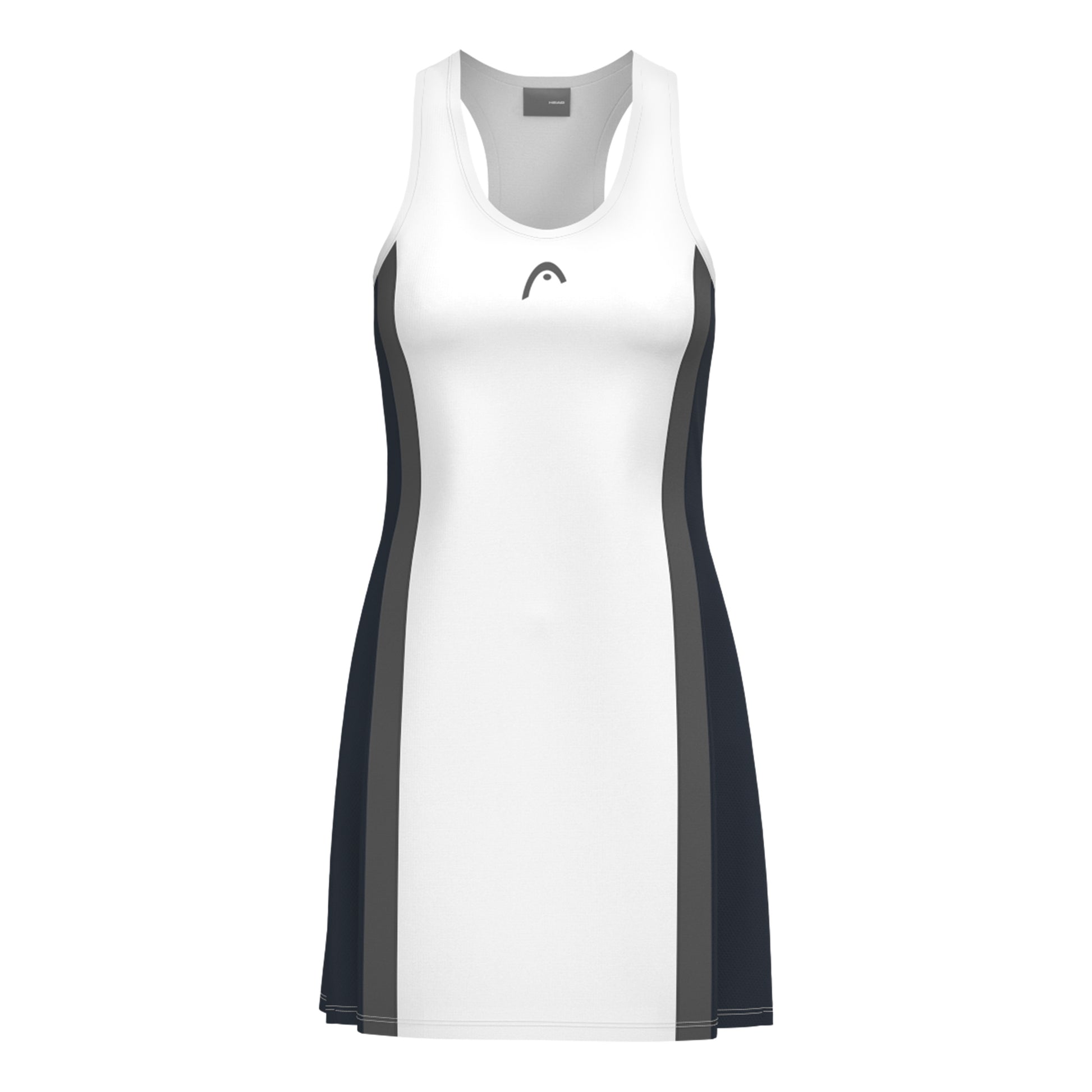 HEAD Club 25 Vestido Mujeres-Azul Oscuro,Blanco