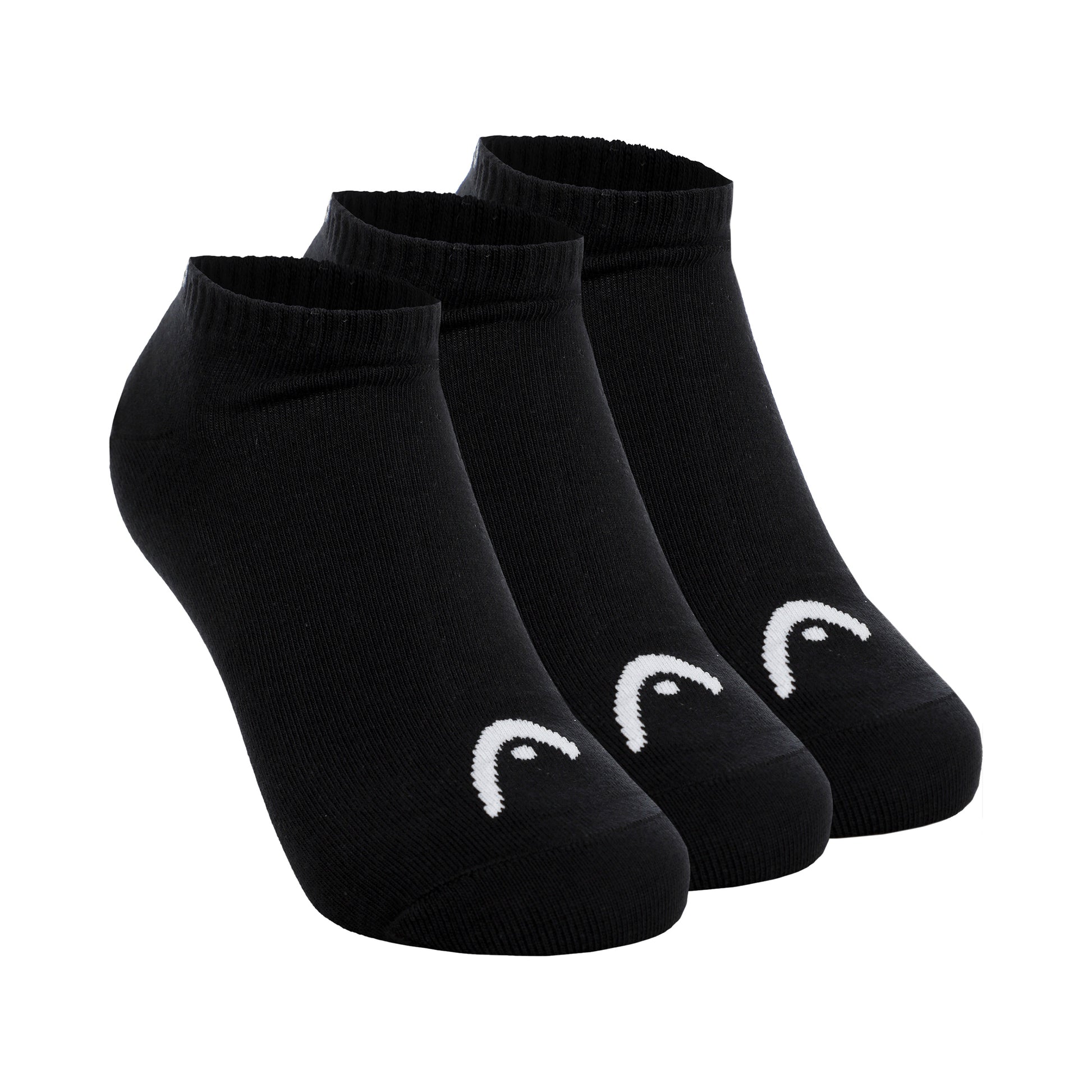 HEAD Sneaker Calcetines de tenis Pack de 3 Unisex - negro,