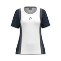 Club 25 Tech Camiseta de manga corta Chicas - azul oscuro, blanco