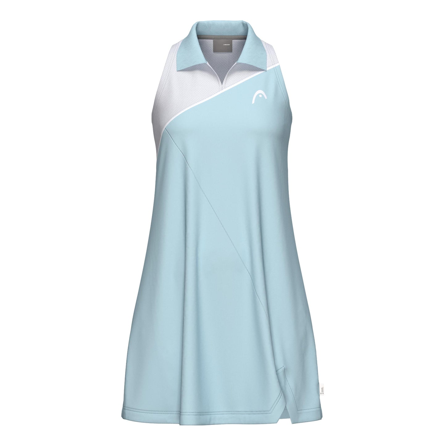 HEAD Spirit Vestido Mujeres - azul claro, blanco