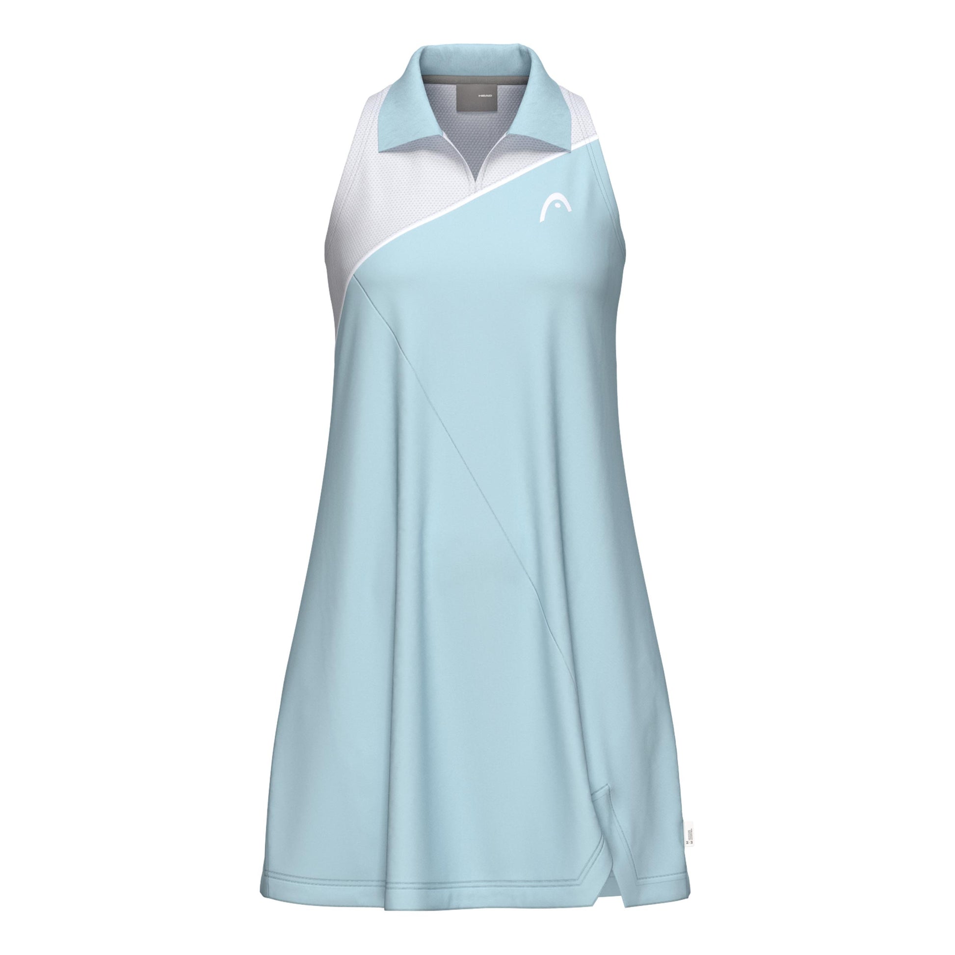 HEAD Spirit Vestido Mujeres - azul claro, blanco