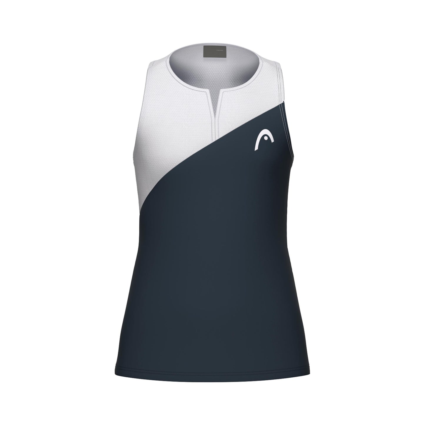 HEAD Spirit Camiseta de tirantes Chicas - azul oscuro, blanco