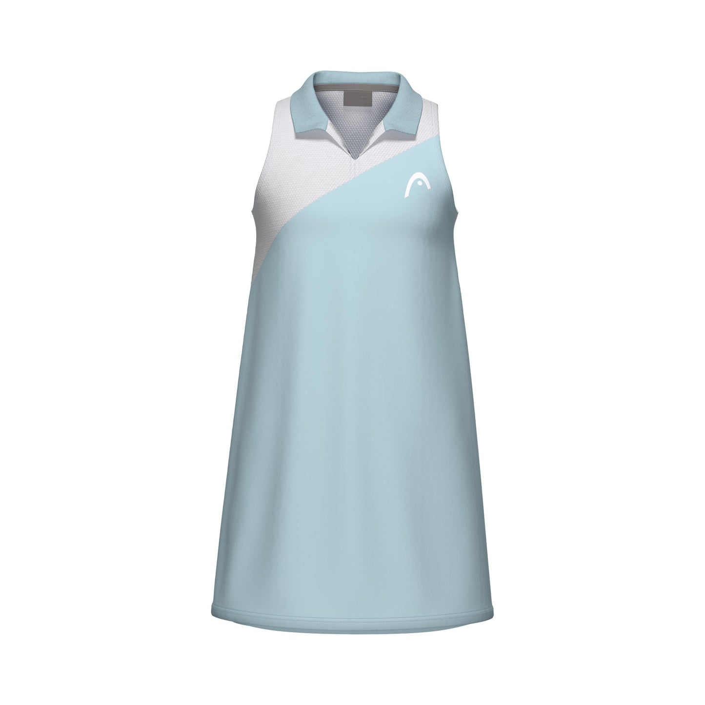HEAD Spirit Vestido Chicas - azul claro, blanco