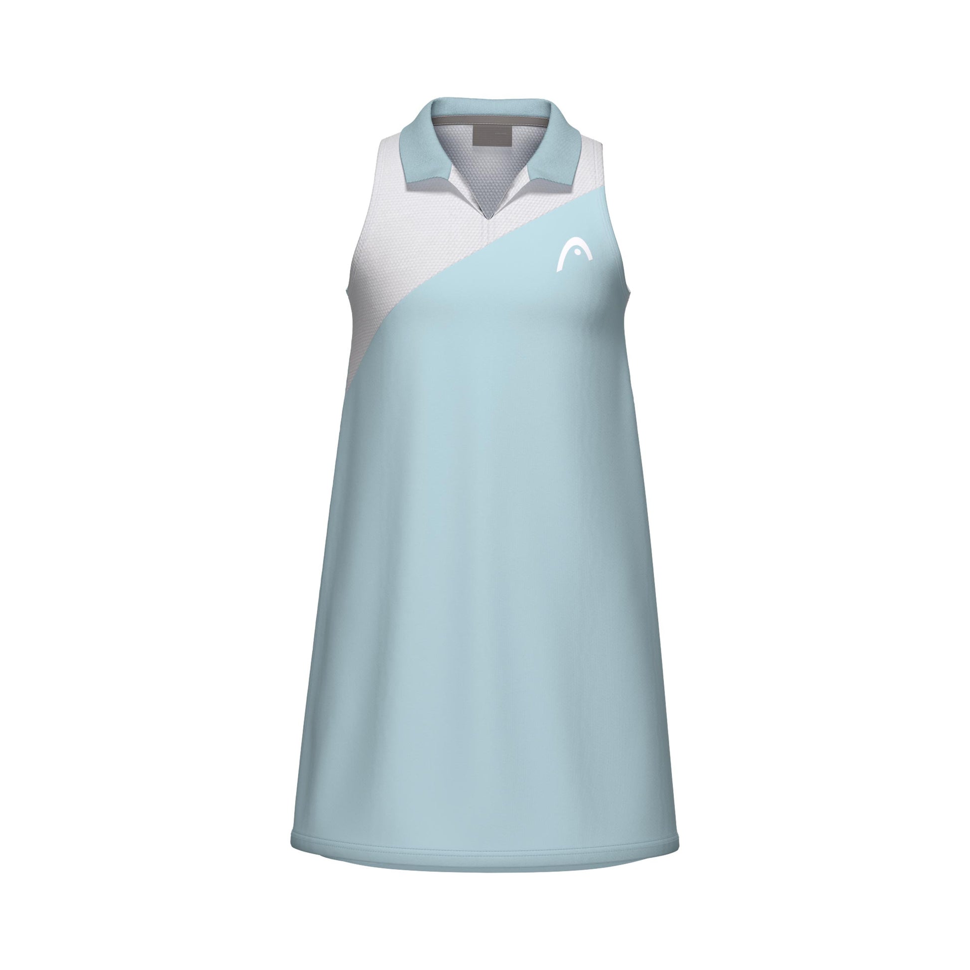 HEAD Spirit Vestido Chicas - azul claro, blanco