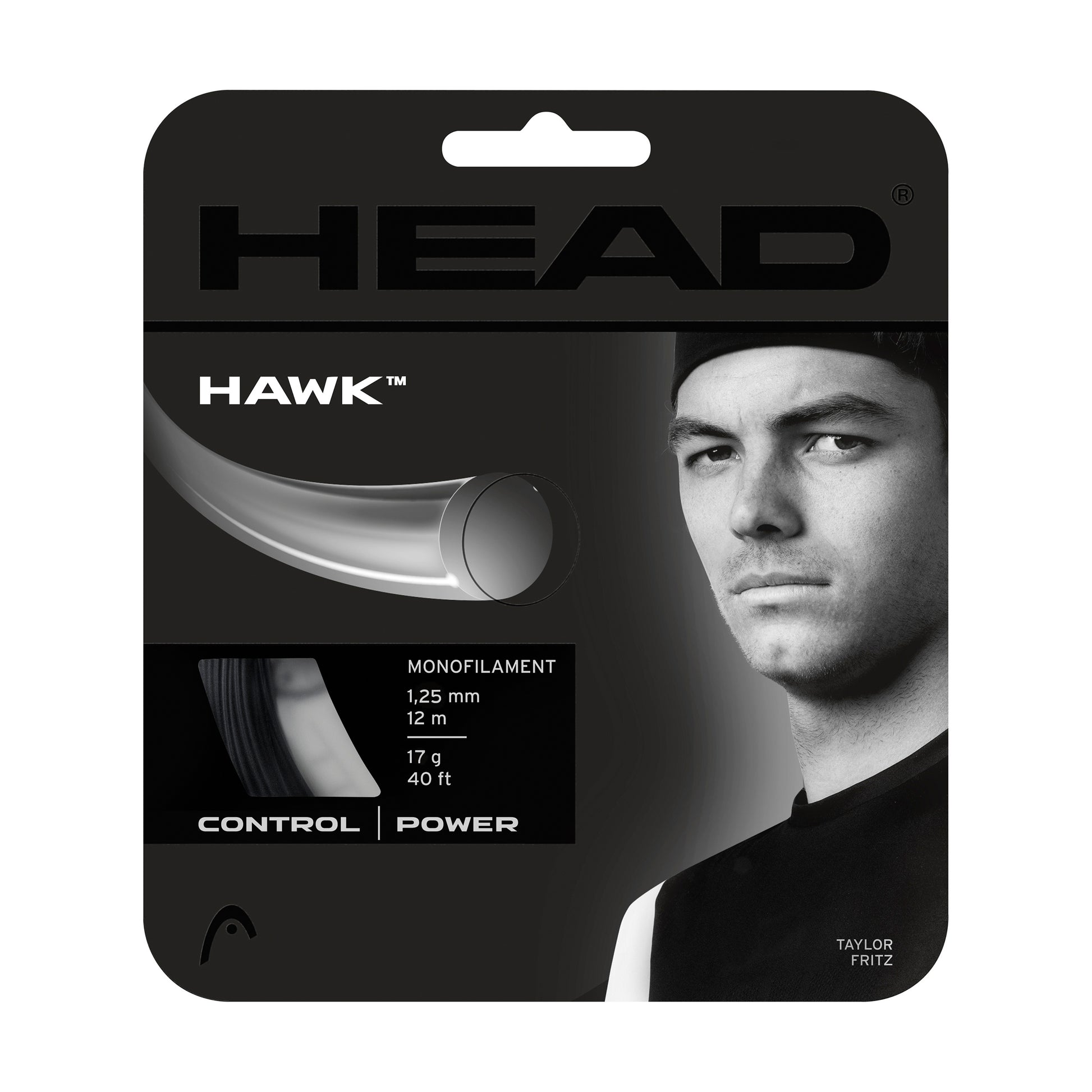 HEAD Hawk Sets Individuales 12m-Negro
