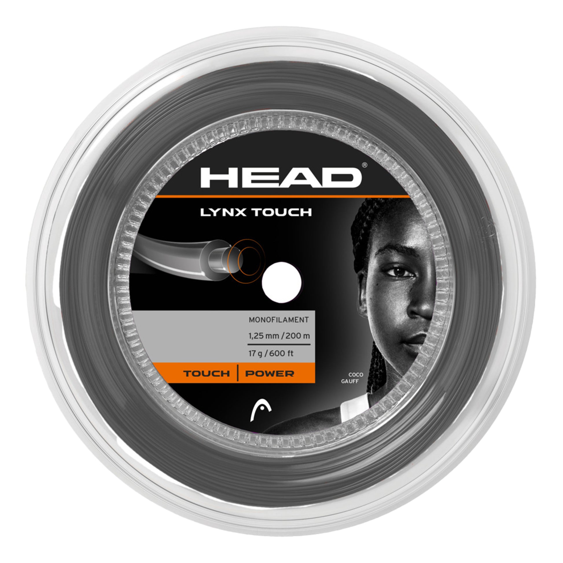 HEAD Lynx Touch Bobinas De Cordaje 200m-Gris