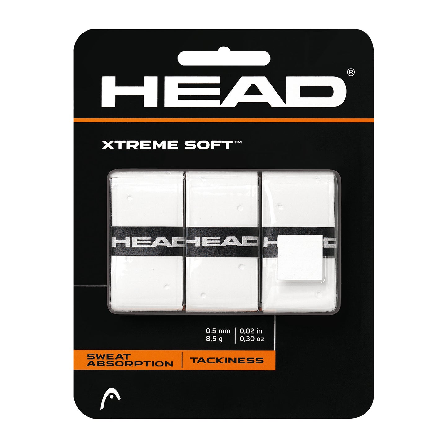 HEAD Xtreme Soft Pack de 3 - blanco