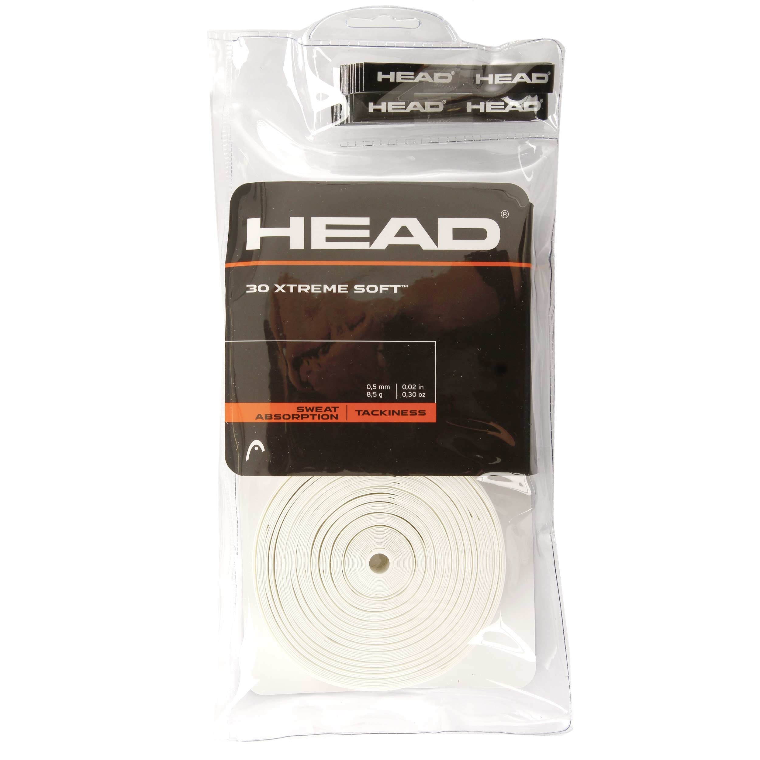 HEAD Xtreme Soft Pack de 30 - blanco