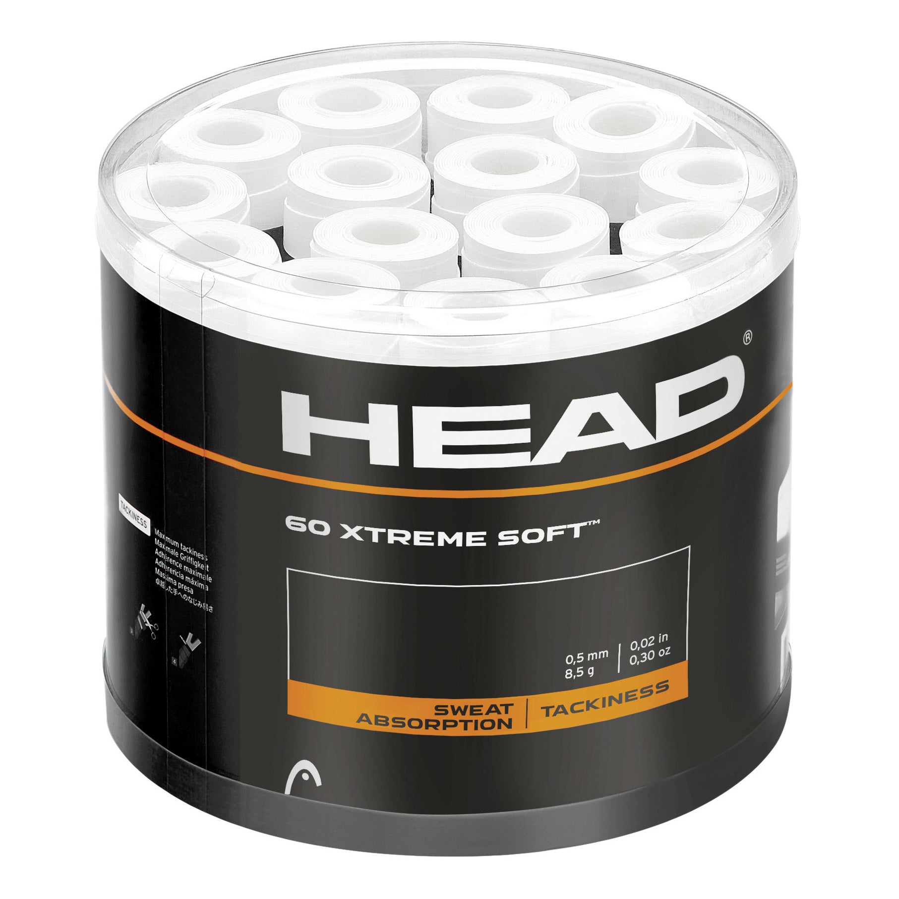 HEAD Xtreme Soft Pack de 60 - blanco