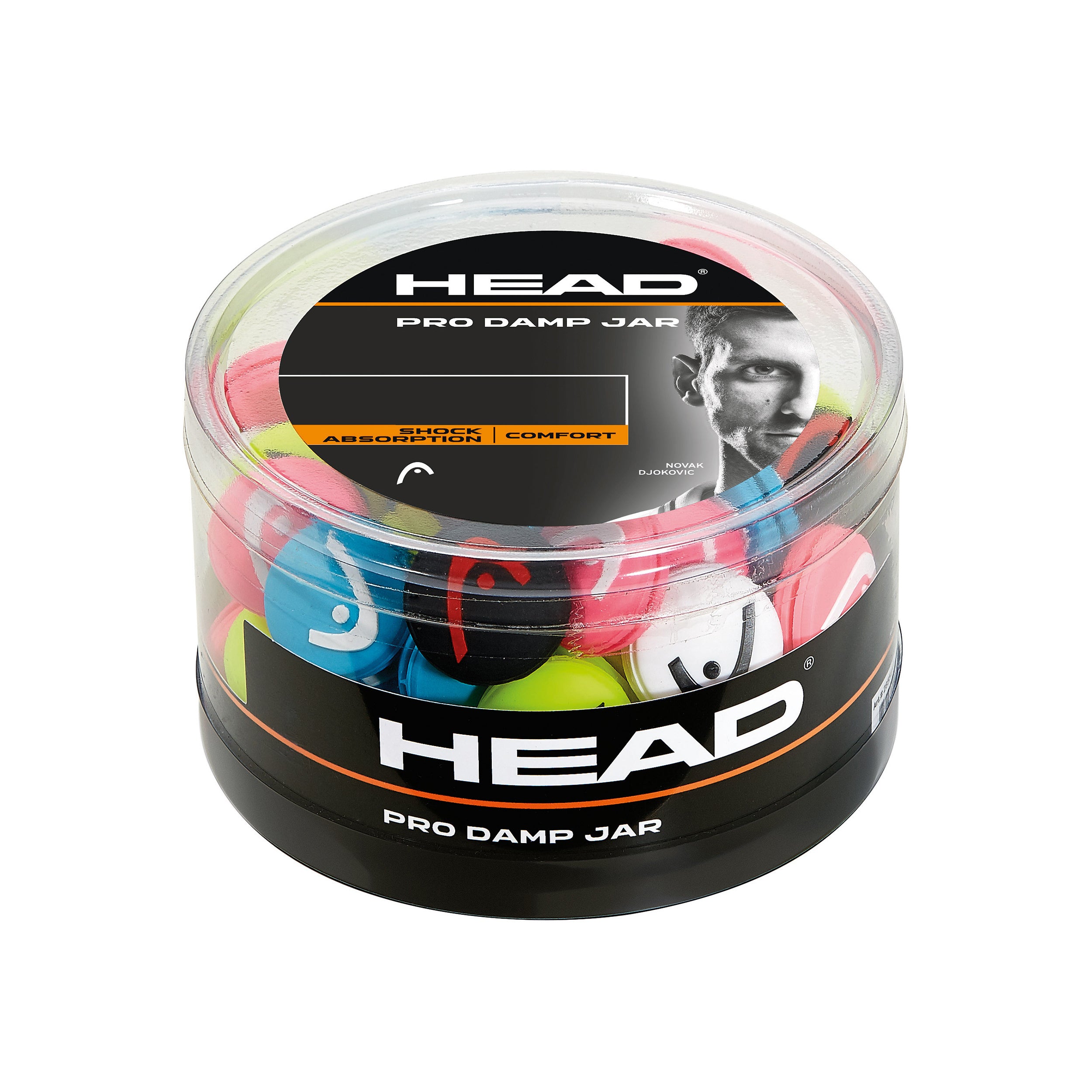 HEAD Pro Damp Mixed Antivibradores Caja De 70-Multicolor