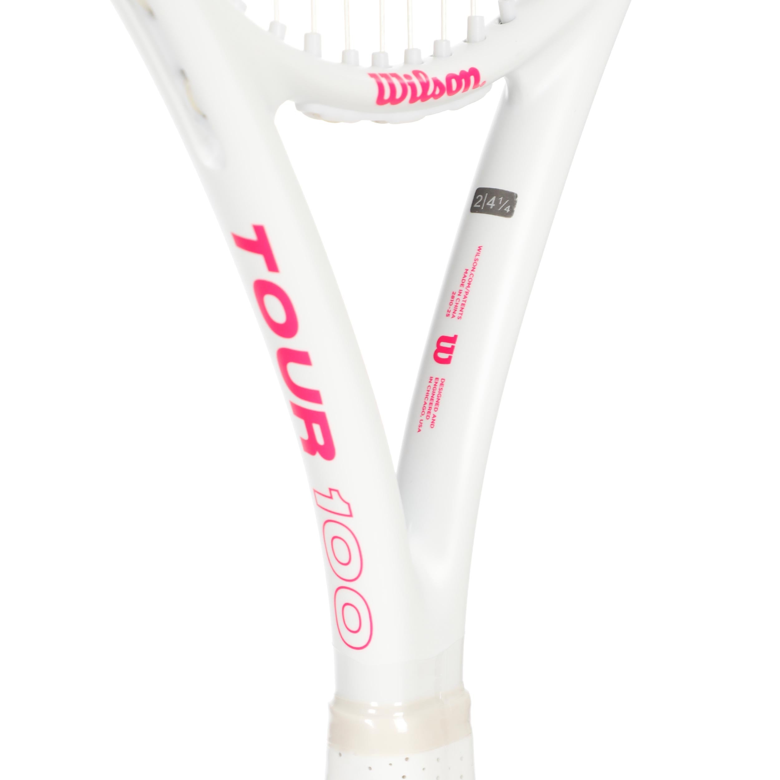 日本未発売　Wilson　TOUR 100　2本ホワイト/ピンク Tour 100 Raqueta Multifunción | Tennis-Point