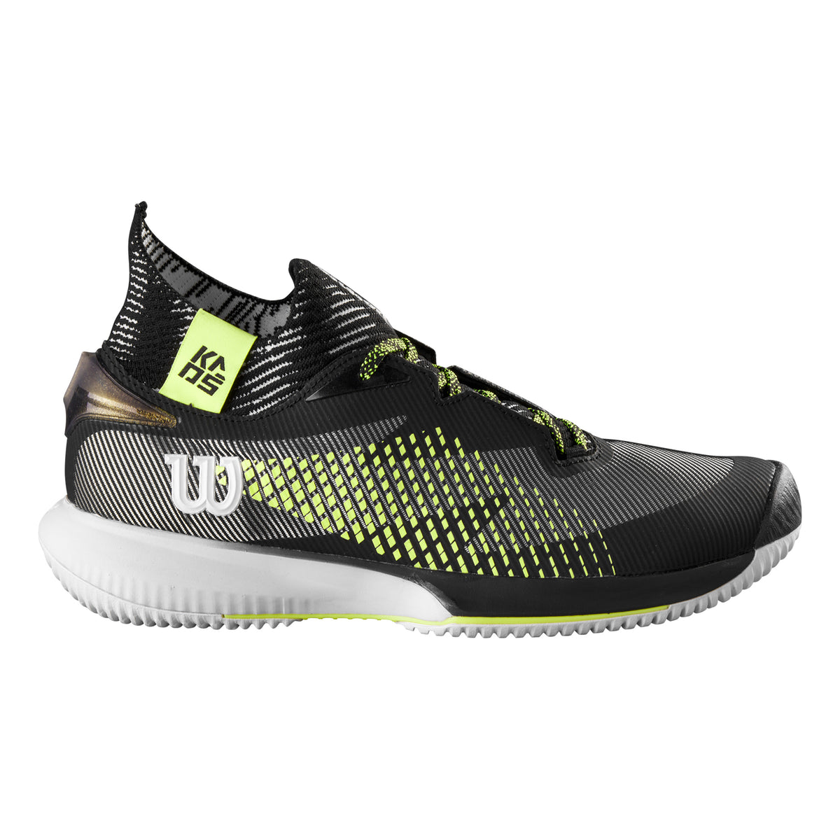 Wilson Rapide Sft Zapatilla todas las superficies Hombres - negro, amarillo neón