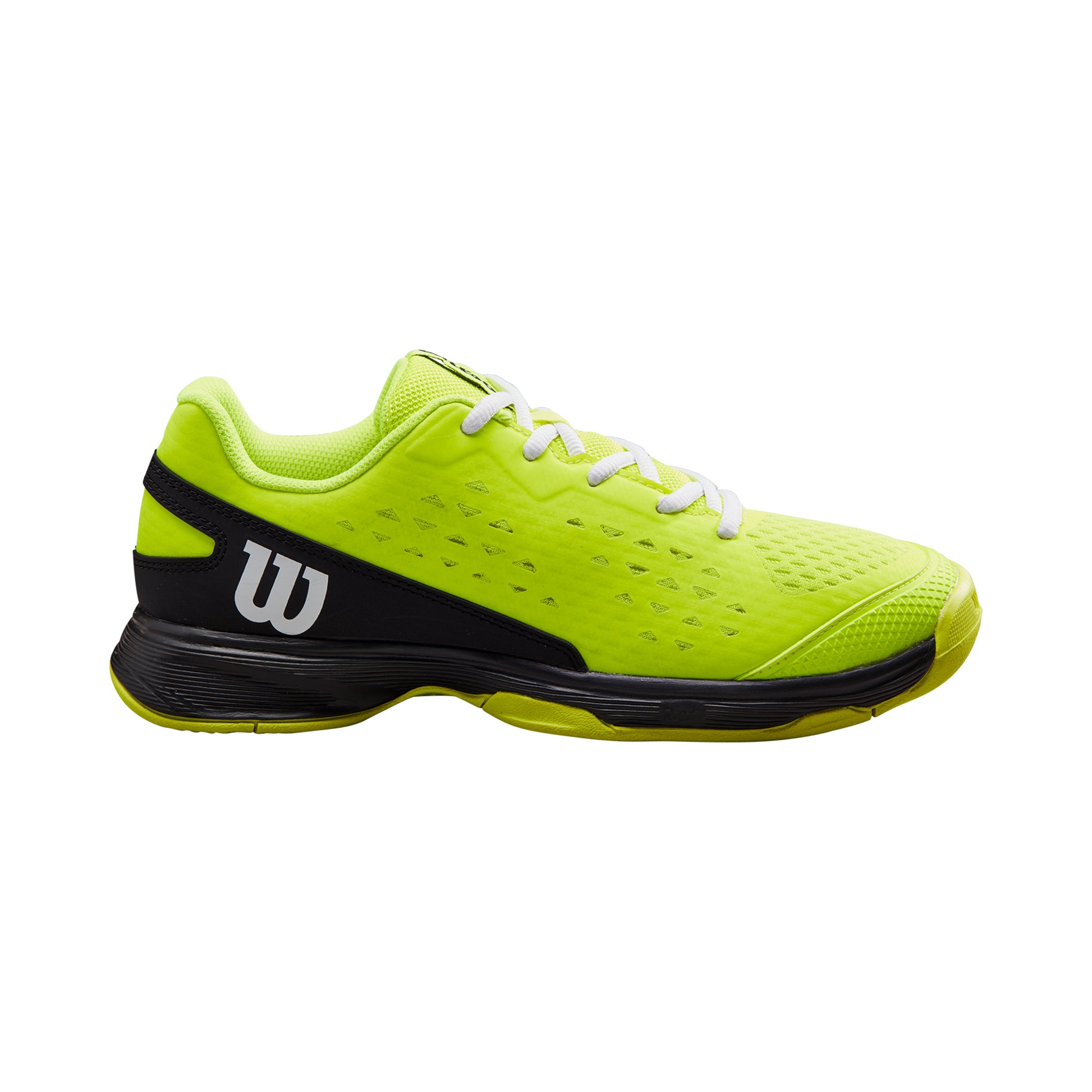 Wilson Rush Pro 4.0 Zapatilla todas las superficies Niños - amarillo neón, negro