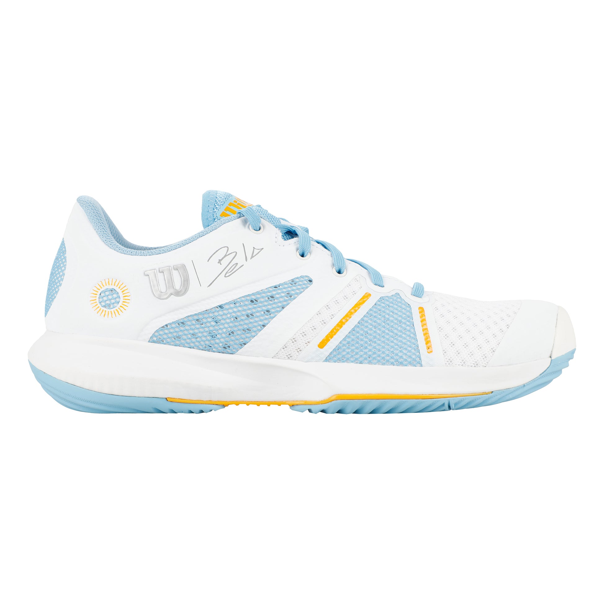 Wilson Bela Pro Zapatilla de pádel Hombres - blanco, azul claro