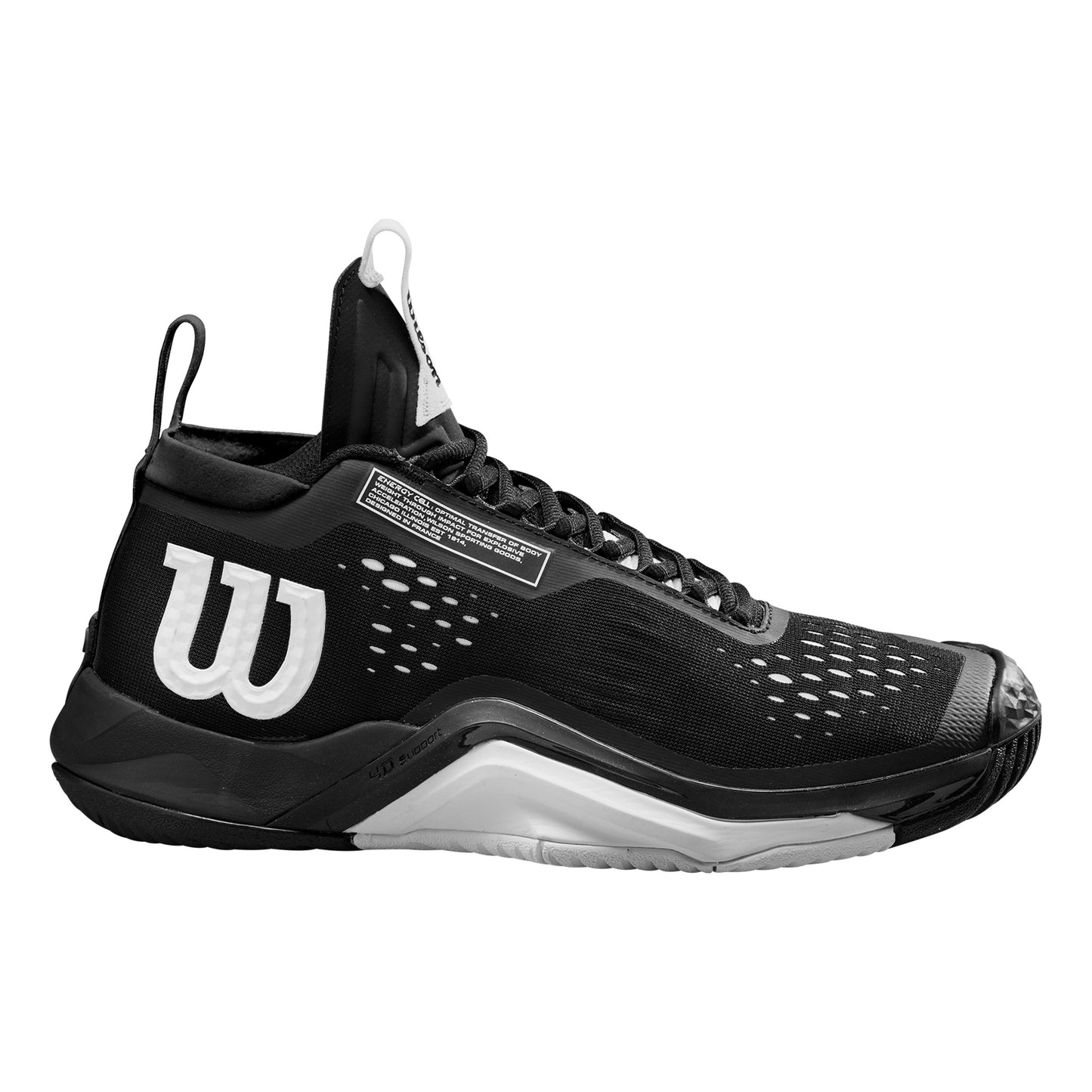 Wilson Rush Pro Tour Mid Zapatilla todas las superficies Hombres - negro,
