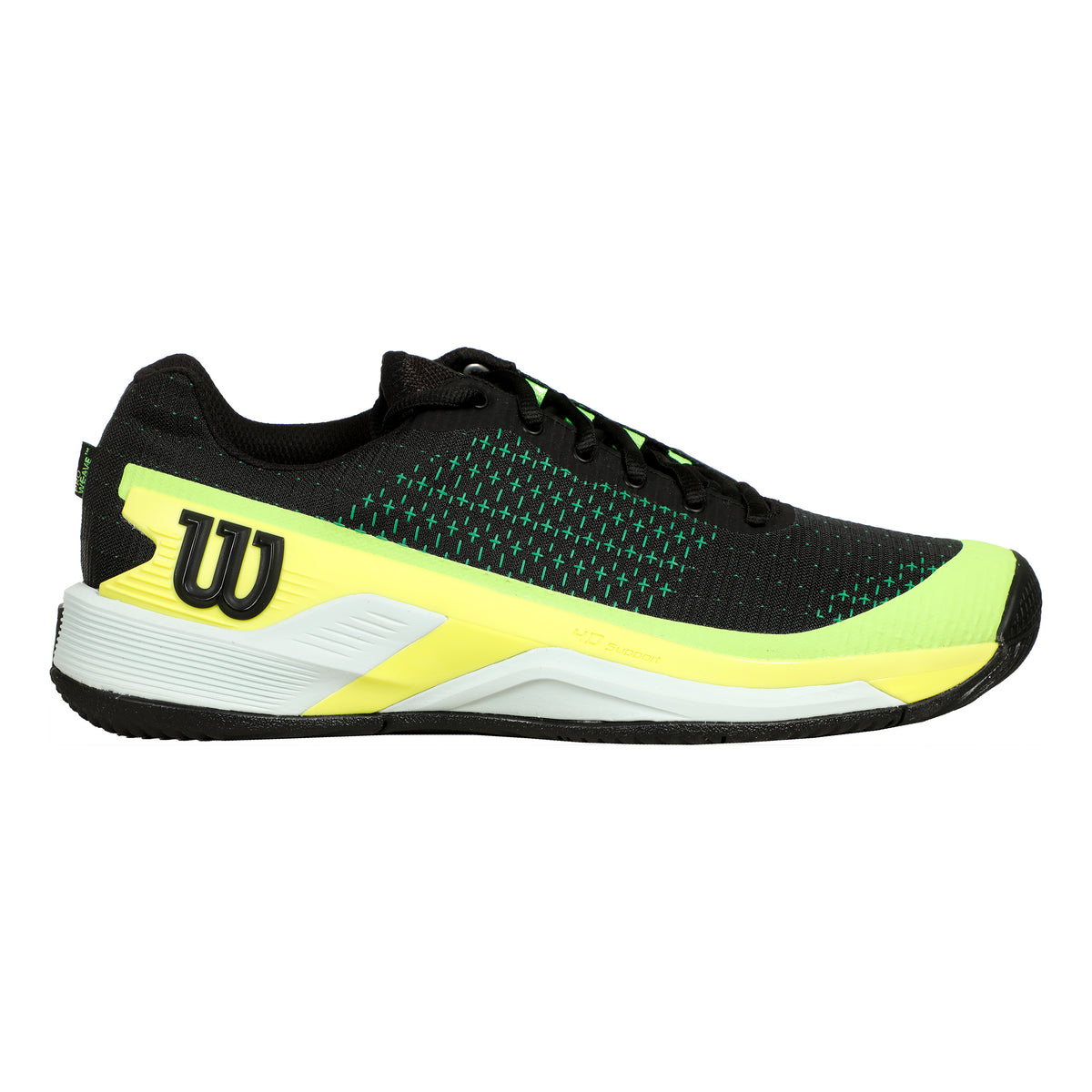 Wilson Rush Pro Extra Duty Zapatilla todas las superficies Hombres - negro, amarillo neón