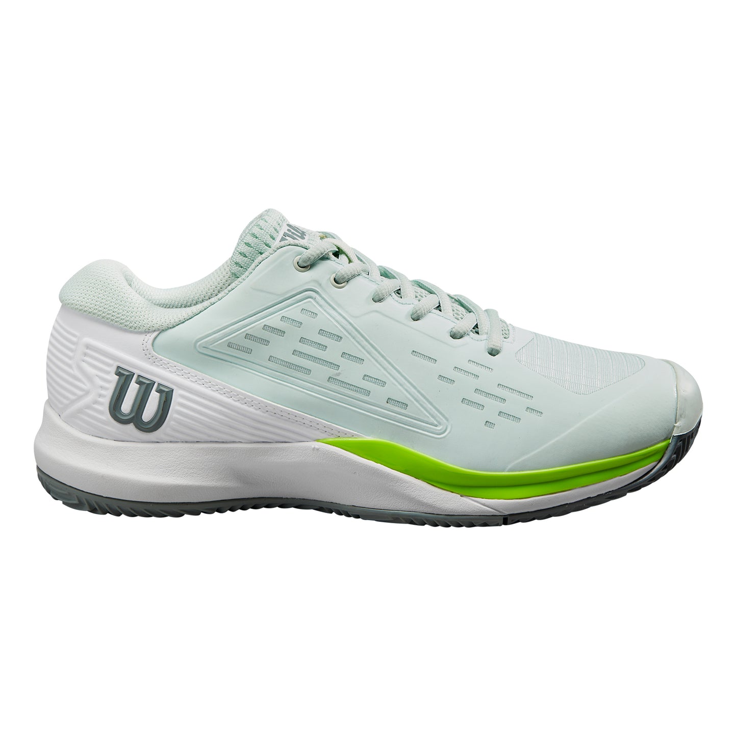 Wilson Rush Pro ACE CLY Zapatilla Tierra Batida Mujeres-Mint,Blanco