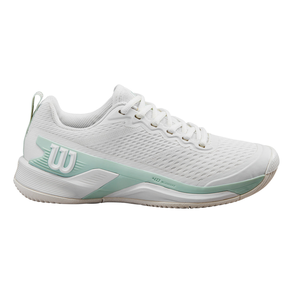 Wilson Rush Pro 4.5 Zapatilla todas las superficies Mujeres - blanco, azul claro